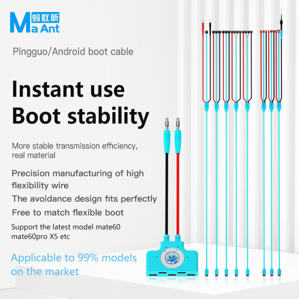 MaAnt KJ-1 DC Power Supply Current Testing Cable For Phone 6G~14PM Android Samsung Huawei Power Boot Control Line Power on Cable