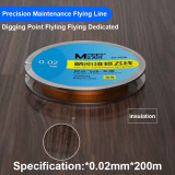 MaAnt 200M Diameter 0.02mm 0.01mm 0.009mm Flying Line Jump Wire Precision Maintenance For Phone Fingerprint Mainboard Chip