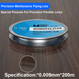 MaAnt 200M Diameter 0.02mm 0.01mm 0.009mm Flying Line Jump Wire Precision Maintenance For Phone Fingerprint Mainboard Chip