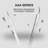 MECHANIC Aaa-14 Aaa-15 Lengthen Thicken Precision Stainless Steel Tweezers Clip Positioning Clamping Repair Tool