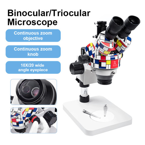 Qianli Mega-idea Binocular Trinocular Microscope 10X/20 Eyepiece 7-45X Magnification Microscope For Phone Soldering PCB Repair