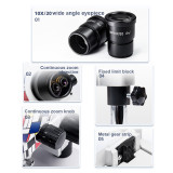 Qianli Mega-idea Binocular Trinocular Microscope 10X/20 Eyepiece 7-45X Magnification Microscope For Phone Soldering PCB Repair