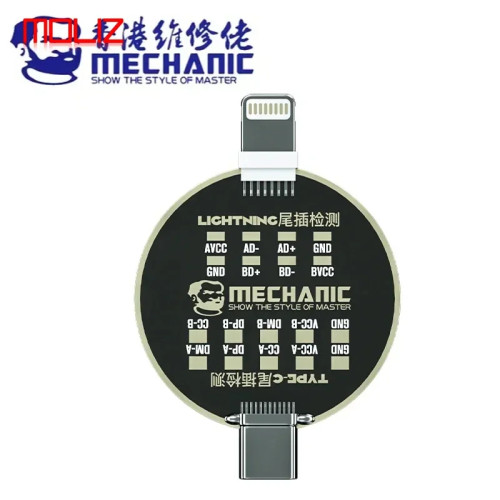 MECHANIC T810 Detachable Mobile Phone Tail Plug Test Board for Iphone Android Lightning TYPE-C No Charging Fault Detection