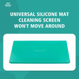 Nasan 7-inch Super Soft Wear-Resistant Magic Universal Silicone Pad For Mobile Phone (Flat/Curved) LCD Screen Laminating Pad