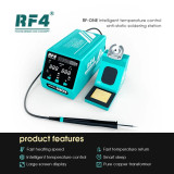 RF4 RF-H2 Hot Air Gun Rework Station LED Digital Soldering Station Electric Soldering Iron Phone PCB IC BGA Welding Repair Tools