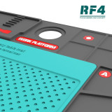 RF4 RF-PO2 Heat Resistant Mat Microscope Maintenance Mat BGA Desktop Station Soldering Insulation for Phone Repair Tools Set