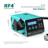 RF4 RF-H2 Hot Air Gun Rework Station LED Digital Soldering Station Electric Soldering Iron Phone PCB IC BGA Welding Repair Tools