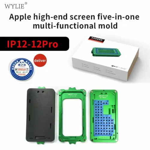 5 in 1 Universal Laminating Mold for iPhone 14 plus 13 12 pro max OCA Glass LCD Touch Screen Alignment Mould Glue Location Mat