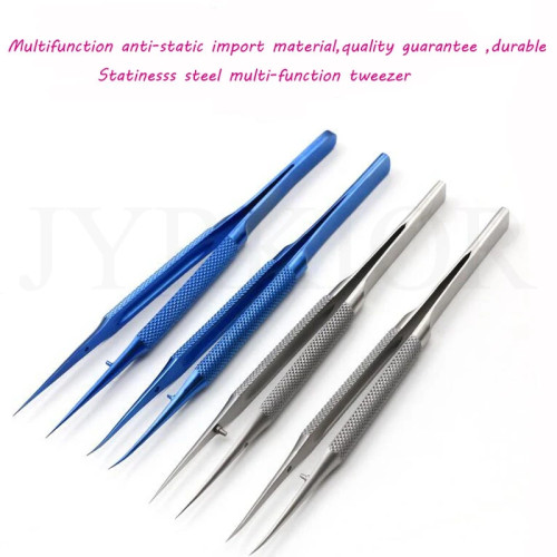 Ultra Precision 0.15mm Titanium Alloy Non-magnetic High Hardness Tweezers For PCB Board IC Chip Repair Tools