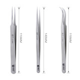 BEST High Quality Custom Pointed Straight Curved High Class Smart Matte Tweezer For Mobile Phone Motherboard BGA Repair Tools