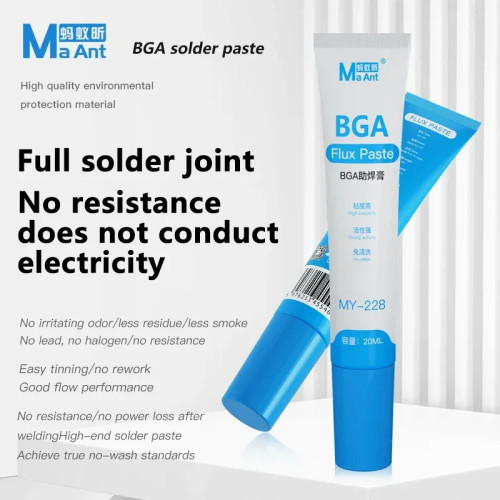 MaAnt MY-228 20ML High Quality Flux for Soldering Paste Grease Computer Chips Phone LED BGA SMD PGA PCB Repair Tool