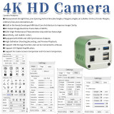 4k HD Industrial Camera HDMI/USB Synchronous Output of 8.3 Million Pixels with Measurement Software