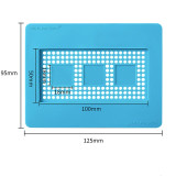 Multifunctional High-Temperature Resistant Tin Planting Silicone Pad For Motherboard Middle Frame/CPU/Dot Matrix BGA Repair
