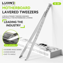 Luowei IS-30 Motherboard Layered Tweezer For Mobile Phone Chip Soldering Positioning Middle Frame Separate Pull Off Hand Tool