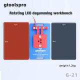Gtoolspro G-21 Rotating LCD degumming workbench For iPhone Android mobile Phone Screen LCD glue removal fixed repair workbench