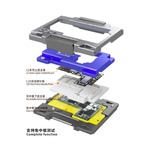Mijing C20 4in1 mainboard test rack for iPhone 12 12Pro 12promax 12mini Layered Testing Frame Function Tester Maintenance tools