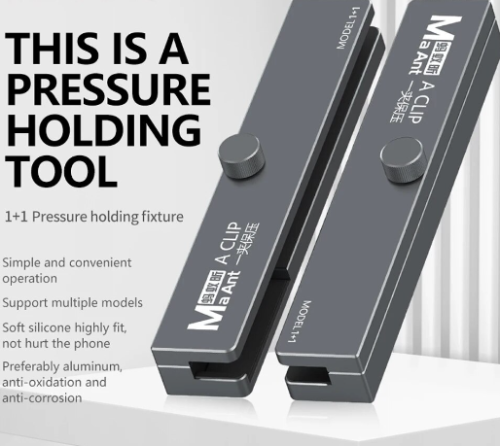 MAANT A Clip Pressure Holding Tool Mobile Phone Screen Press Fixture Aluminum Precision Fixture Repair Too