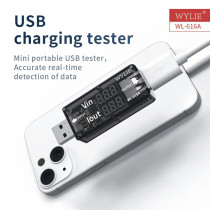 WYLIE USB Tester DC Digital Voltmeter Amperimetro Current Voltage Meter Amp Volt Ammeter Real-Time Display Data Detector