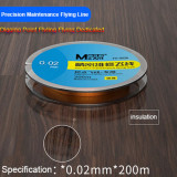 MaAnt 0.01 0.02 0.09 mm flying Wire Soldering Copper Wire For Mobile Phone Motherboard Battery Touch ID Jump Wire Repair Tools