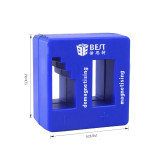 BST-016 Magnetizer Demagnetizer Tool Screwdriver Bench Tips Bits Gadget Handy Magnetized Driver Quick Magnetic Degaussing House