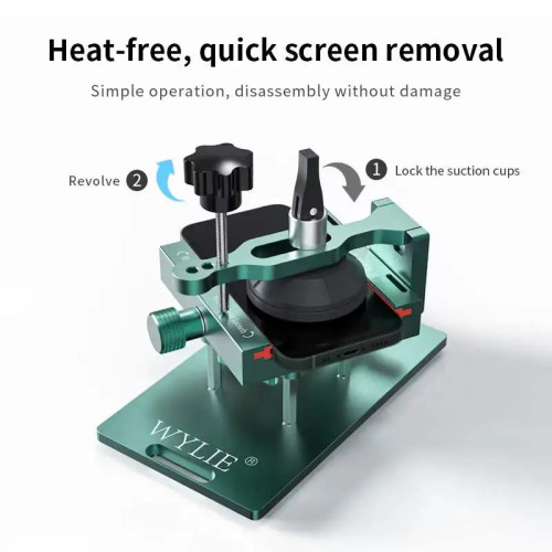 WYLIE 4 IN 1 Rotation Multi-Purpose Fixture Mobile Phone Heating Free Screen Removal Separate Clamp Back Cover Diassembly Holder