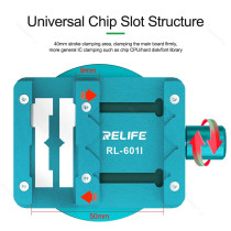 RELIFE RL-601I Multi-function Rotating Fixture Motherboard Chip BGA for Mobile Phone PCB Clamp IC Murization Tin Planting Table