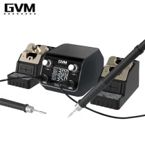 GVM T210D Dual Station Thermostatic Digital Display Nano Welding Station With T210 Soldering Handle For SMD PCB BGA Repair