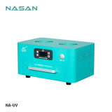 Nasan NA-UV 1000W 8-inch Intelligent UV Curing Light Box For Mobile Phone Repair OCA LOCA UV Glue Fast Heat Dissipation Curing