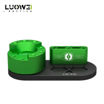 Luowei LW-316 Storage Box 360° Rotating Base Screwdriver Tweezer Holder Aluminum Alloy Phone Tool Repair Arrange Rack