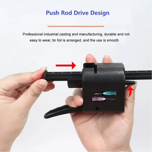 Luowei LW-G1 Manual Glue Gun Needle Welding Oil Booster Dispensing Glue Caulking Gun For 30CC-50CC AB Glue Discharge Putter