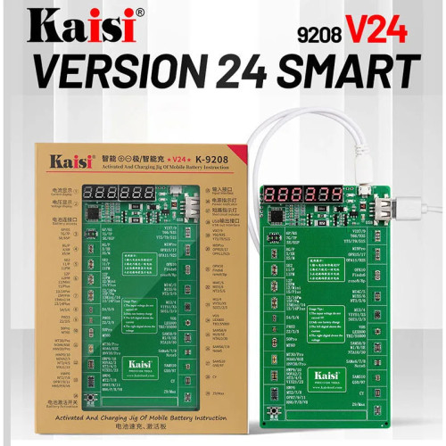 Kaisi K-9208 V24 Battery Quick Charging Activation Board For iPhone 6S-15 Pro MAX For Samsung Huawei Xiaomi Battery Test Fixture