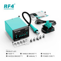 RF4 The Latest Hot Air Rework Station, Using High-Power Pure Copper Toroidal Transformer, Stable And Rapid Heating RF-H3