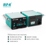 RF4 The Latest Hot Air Rework Station, Using High-Power Pure Copper Toroidal Transformer, Stable And Rapid Heating RF-H3