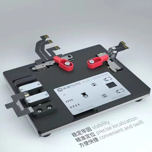 Mijing K33 Pro Face ID Matrix Repair Fixture Dot Projector Repair Tin Template BGA Reballing Stencil For iPhone X-1112 13Pro Max