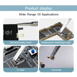 RELIFE ST-13 Precision Non-magnetic Flat-head Tweezers Are Used for Mobile Phone Integrated Circuit Repair and Production Tools