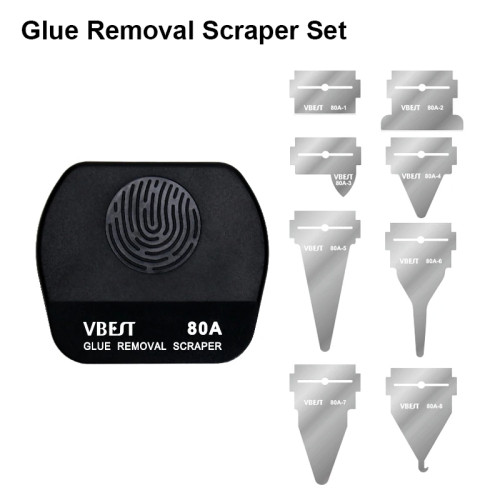 VBST-80A Glue Removal Scraper Set Multipurpose Labor-saving Double-sided Strong Magnetic Fixture Screen Repair Scraper Knife