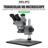 RELIFE RL-M5T Pro-B11 Trinocular HD Microscope 7x50 Time Zoom Phone Repair PCB Inspection Precision Instrument Repair Microscope