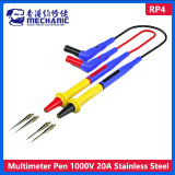 MECHANIC RP4 Multimeter Pen 1000V 20A Stainless Steel Digital Multimeter Ultra Fine Point Needle Soft Test Probe