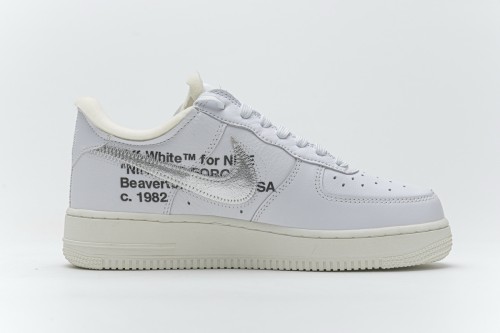 OG Tony OFF-White X Nike Air Force 1 Low White Silver AO4297-100
