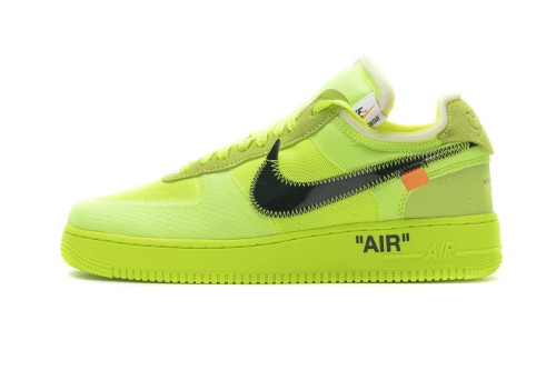 Ljr Nike Air Force 1 Low Off-White Volt AO4606-700