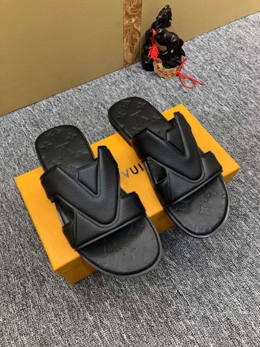 LV Slippers Men Shoes 005（2022）