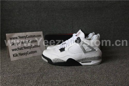 Authentic Air Jordan 4 OG ’89 “White Cement”