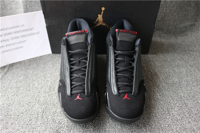 Authentic Air Jordan 14 Black Red 2018