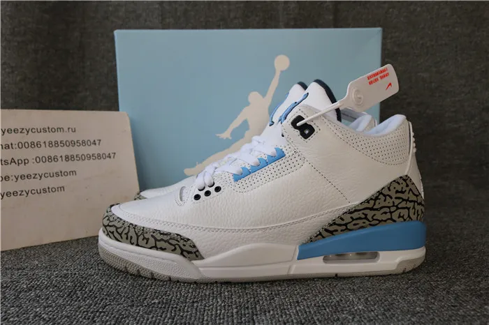 Authentic Nike Air Jordan 3 Retro UNC