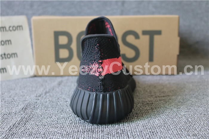 Authentic Adidas Yeezy Boost 350 V2 Black Red Snake Blue
