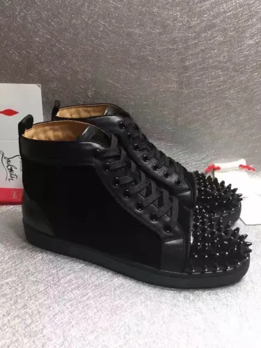 Super High End Christian Louboutin Flat Sneaker High Top(With Receipt) - 0039