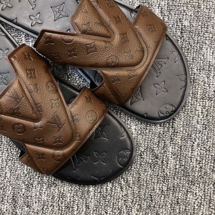 LV Slippers Men Shoes 004（2022）