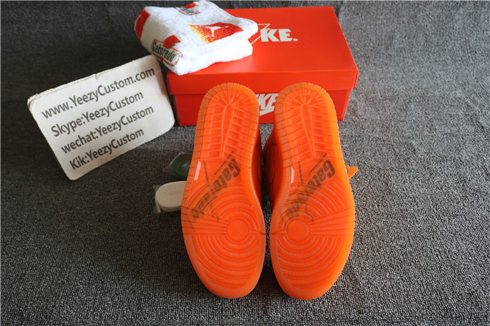 Authentic Air Jordan 1 Gatorade Orange