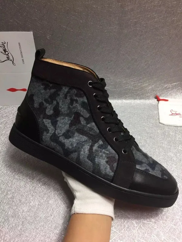 Super High End Christian Louboutin Flat Sneaker High Top(With Receipt) - 0072