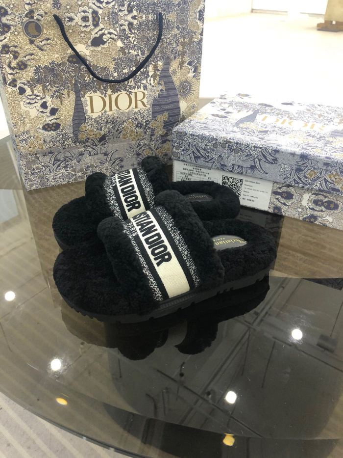 Dior Hairy slippers 007（2021）